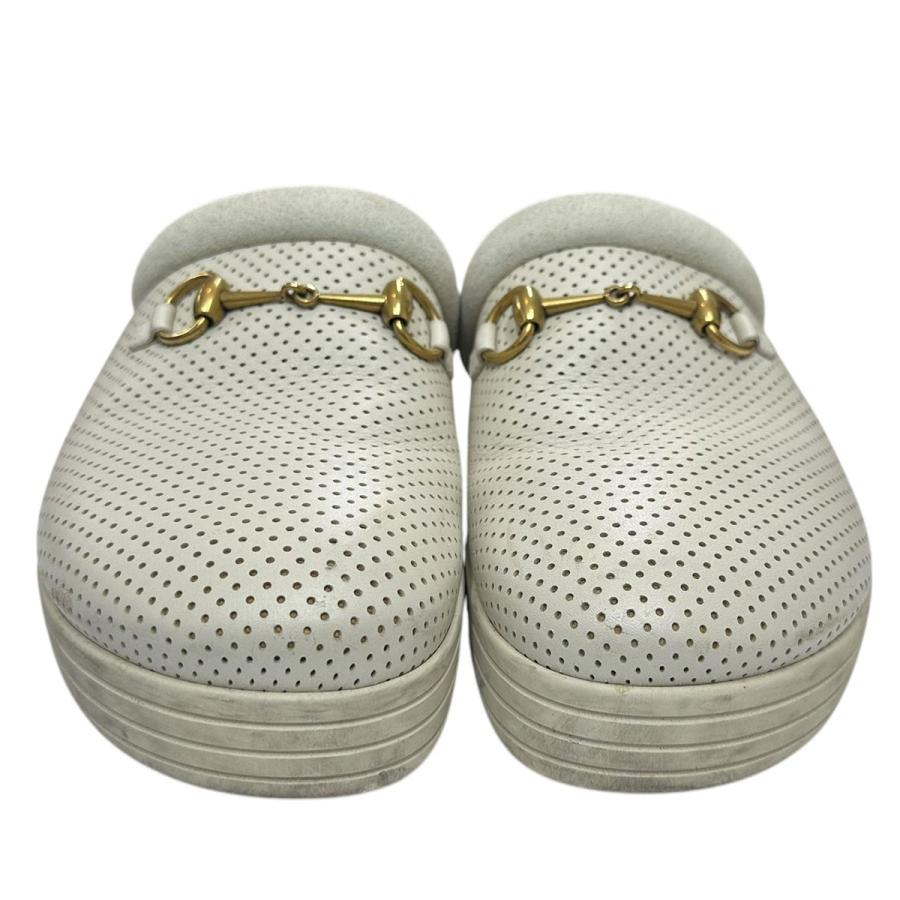 GUCCI（グッチ） ホールビッドグローブレザーサンダル 496873