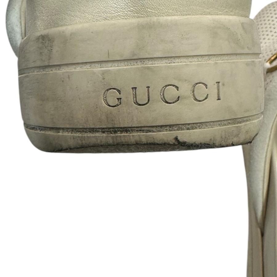 GUCCI（グッチ） ホールビッドグローブレザーサンダル 496873