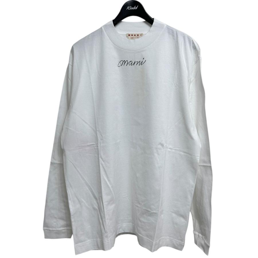 MARNI（マルニ） MARNI 24AW ロゴプリントロングスリーブTシャツ 長袖T