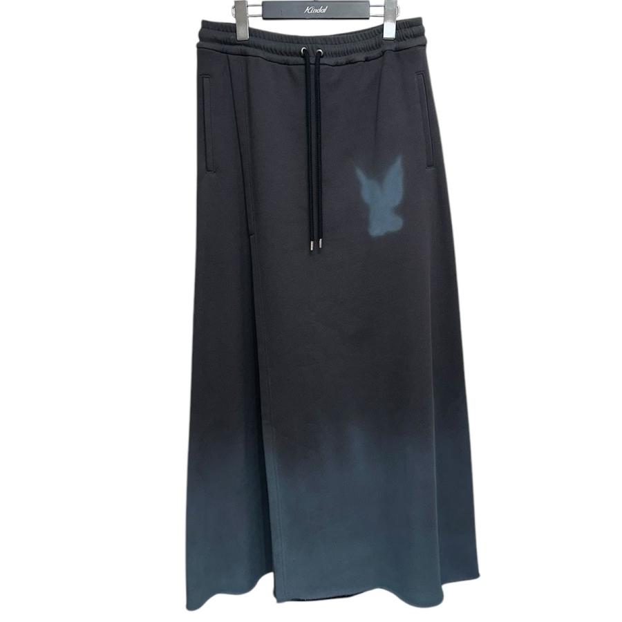 エムエーエスユー MASU 24AW SWEAT LONG SKIRT ハンドペイント 