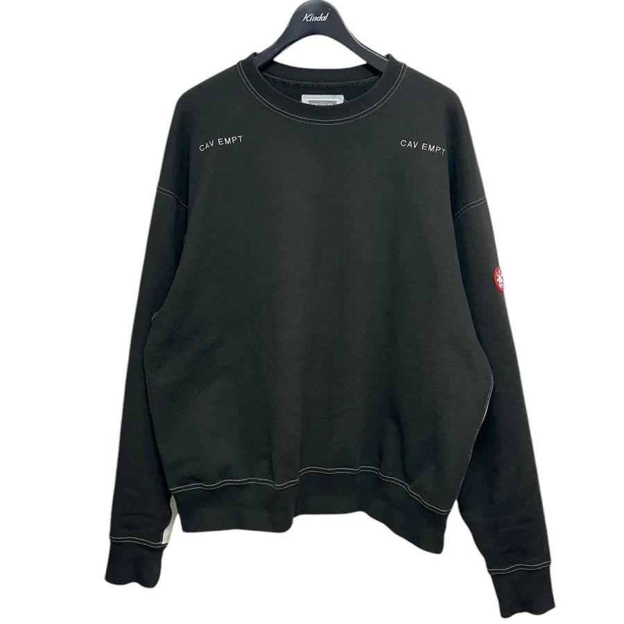 中古】<br>C．E <br>SOLID ミント CREW NECK 2 ロゴ刺繍クルーネック 