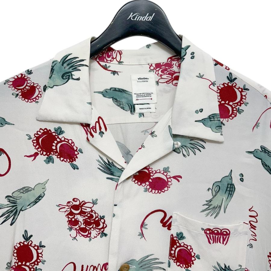 visvim ビズビム VISVIM WALLIS SHIRT S／S SUNNYBIRD オープンカラー 