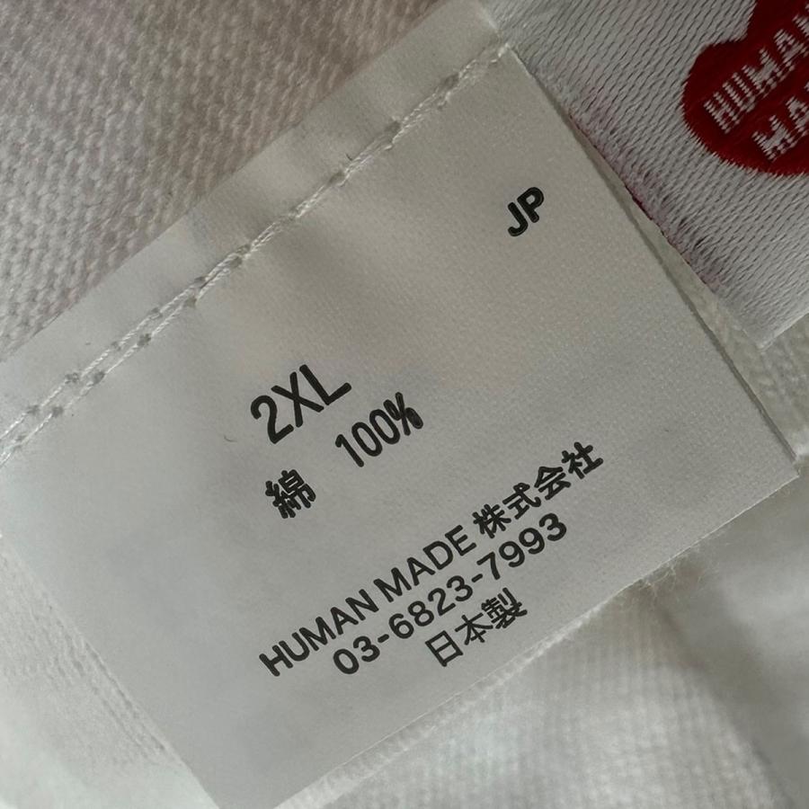 【人気デザイン】ヒューマンメイド 開襟シャツ カジュアルシャツ バックロゴ M白 ホワイト（白）系 M HUMAN MADE(ヒューマンメイド) シャツ