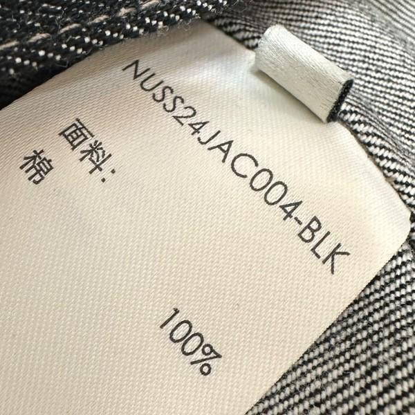 ヌル NULLUS デニムジャケット NUSS24JAC004-BLK ブラック サイズ：2