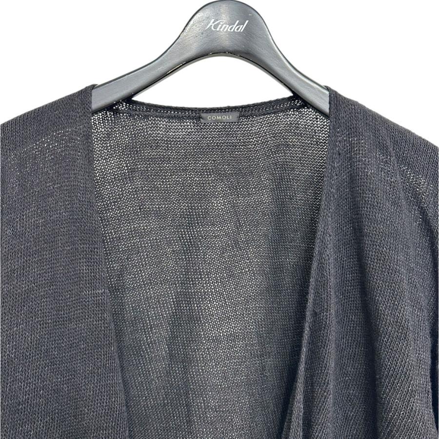 25SS】COMOLI 7G ニットカシュクール プルオーバー BLACK 【公式通販】