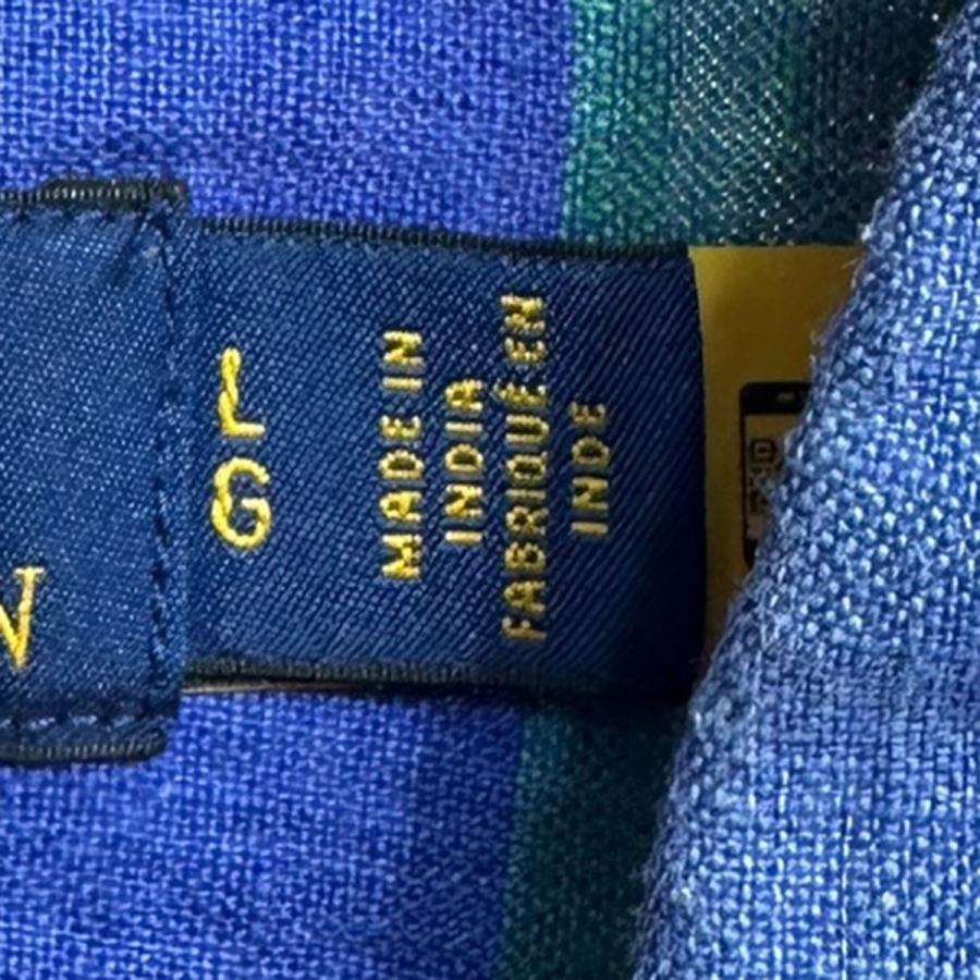 POLO RALPH LAUREN（ポロ・ラルフローレン） チェックリネンシャツ