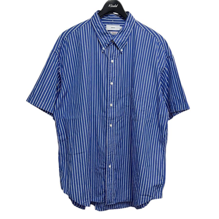 グラフペーパー Graphpaper THOMAS MAISONストライプシャツ 半袖シャツ