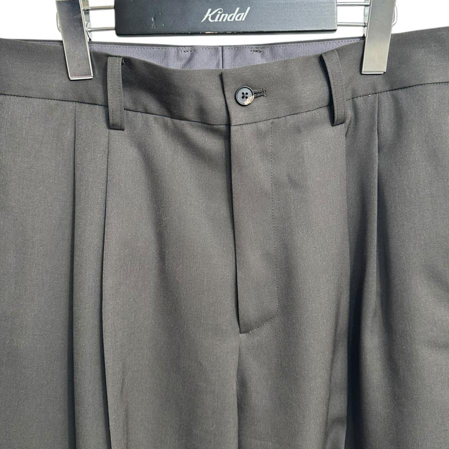 シュタイン ssstein Long Wide Trousers 2／90 WOOL GABARDINE ロング
