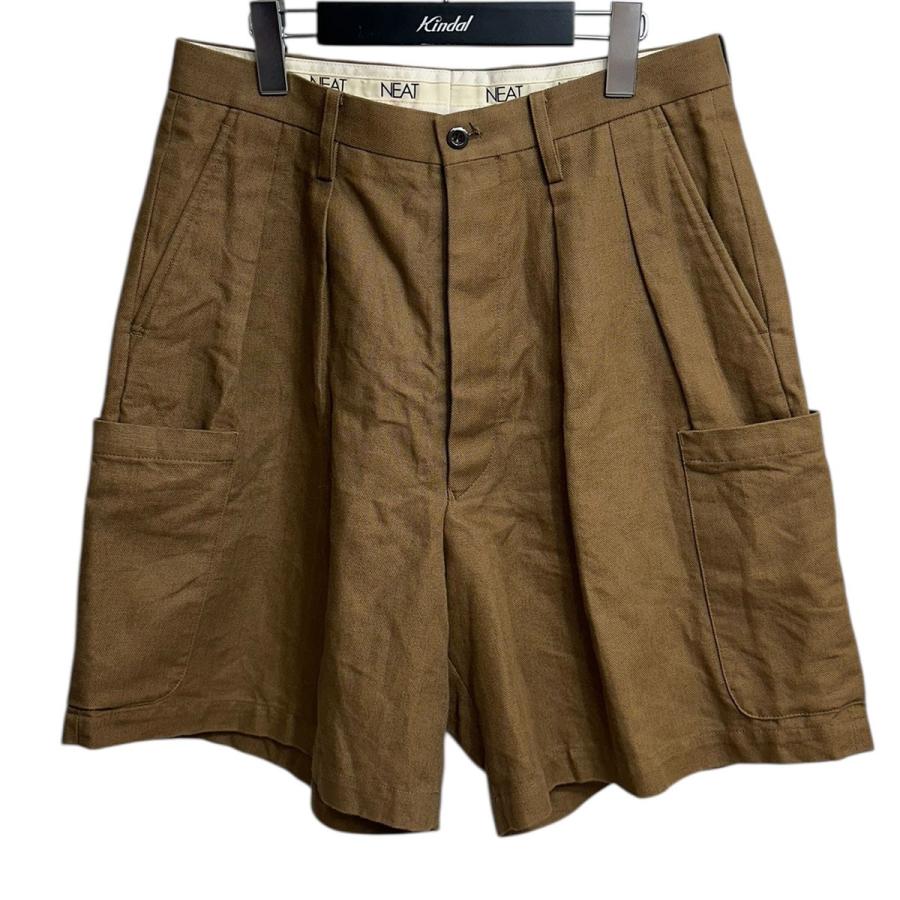 NEAT リネン ショートパンツ NEAT（ニート） NEAT C／L Oxford Cargo Shorts コットンリネンカーゴ