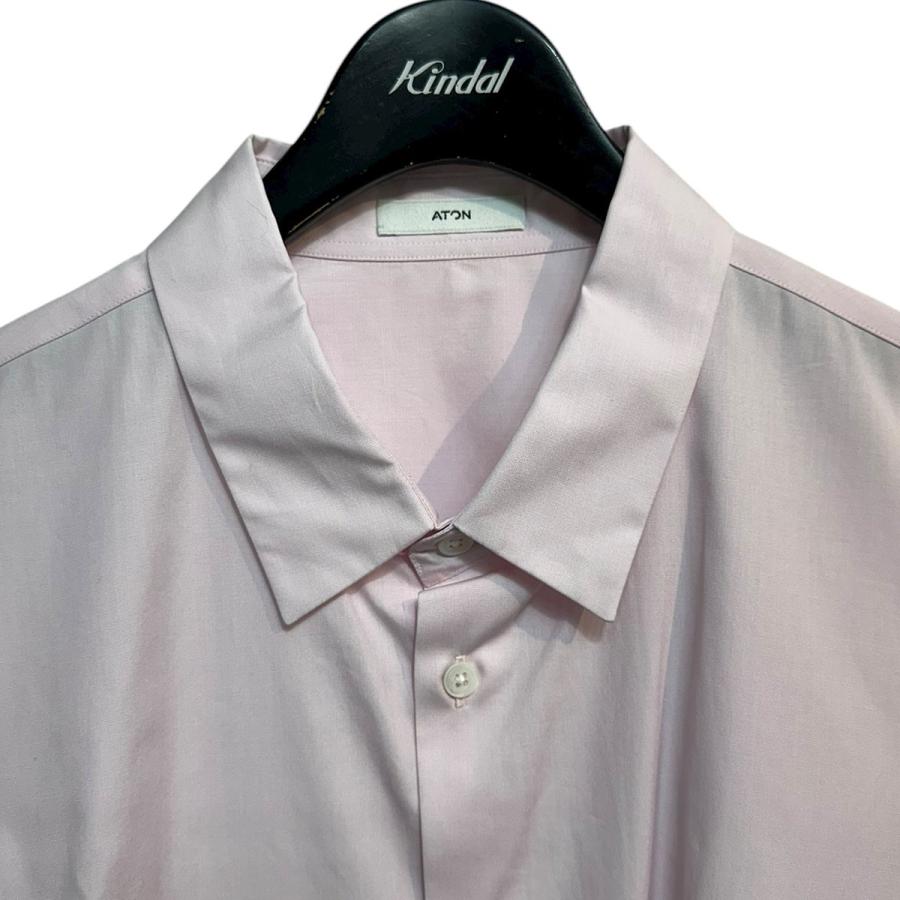 ATON（エイトン） 【値下げ】ATON GIZA BROAD STANDARD SHIRTS ギザ 