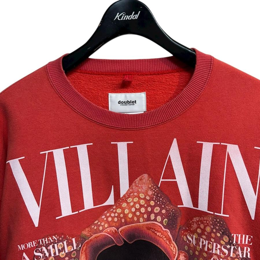 doublet 25aw VILLAIN グラフィックTシャツ レッド doublet 25aw VILLAIN グラフィックTシャツ レッド
