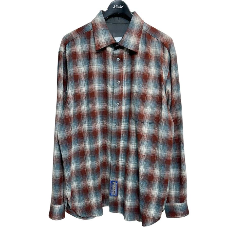 MAISON MARGIELA x PENDLETON メゾンマルジェラ ペンドルトン 23AW 別注 イタリア製 Yoke Trousers リメイク ヨークトラウザーズ S29KA0383 S78035 38 Olive イージー パンツ ボトムス【中古】【MAISON MARGIELA × PENDLETON】 2023-24年秋冬新作】メゾン マルジェラ × ペンドルトン コラボ
