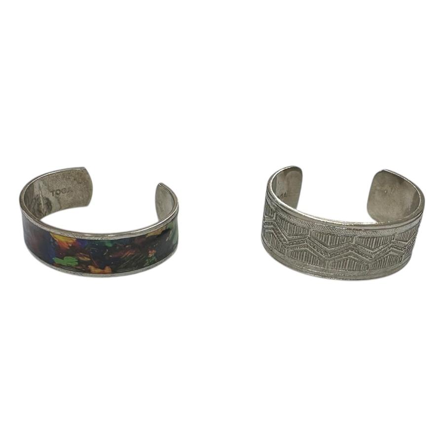 トーガアーカイブス TOGA ARCHIVES Metal bangle set marble メタル