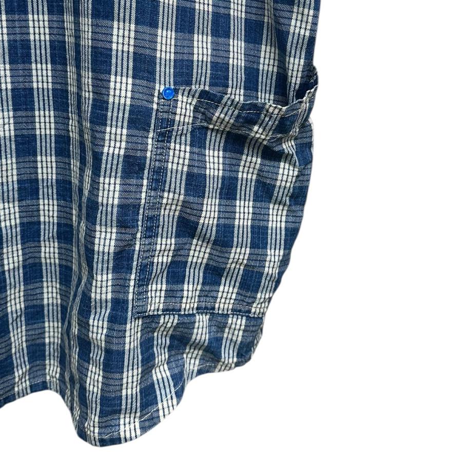 ポータークラシック ハワイアンデニム パラカプルオーバーベスト チェック柄 2 PORTER CLASSIC（ポータークラシック） Porter Classic PALAKA VEST