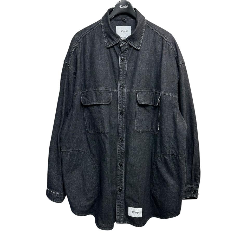 ジャケット・アウター WTAPS WCPO 01 LS DENIM 222WVDT-SHM01 WTAPS（ダブルタップス） WTAPS WCPO 01 LS COTTON．DENIM デニム