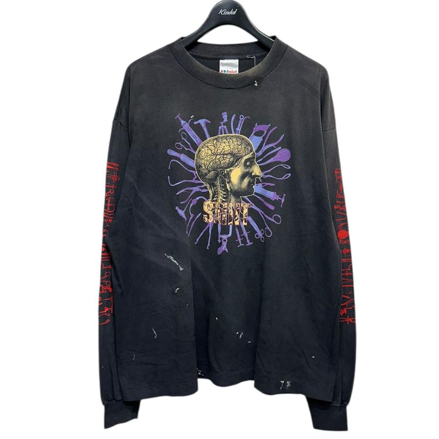 セントマイケル SAINT MICHAEL 26SS LS T-SHIRT／HEAD ヴィンテージ