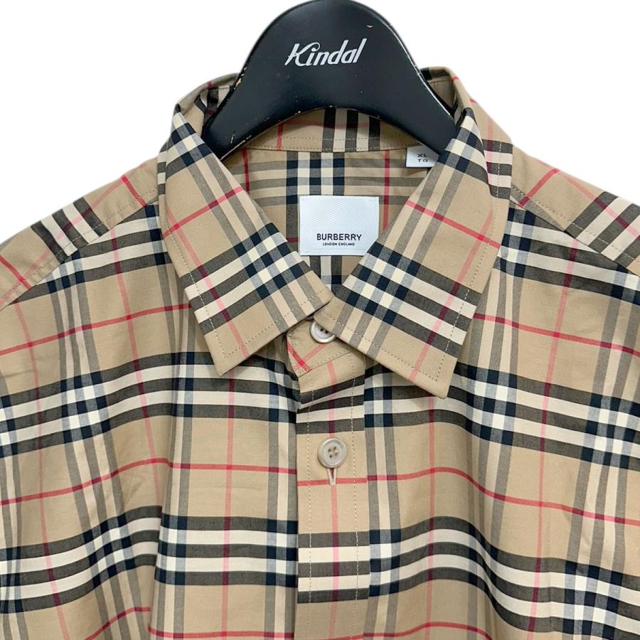 BURBERRY（バーバリー） スリムフィットチェック半袖シャツ 8020965