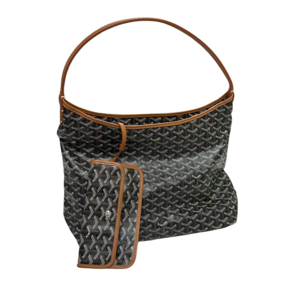 GOYARD（ゴヤール） ボエムホーボーバッグ ブラック×タン