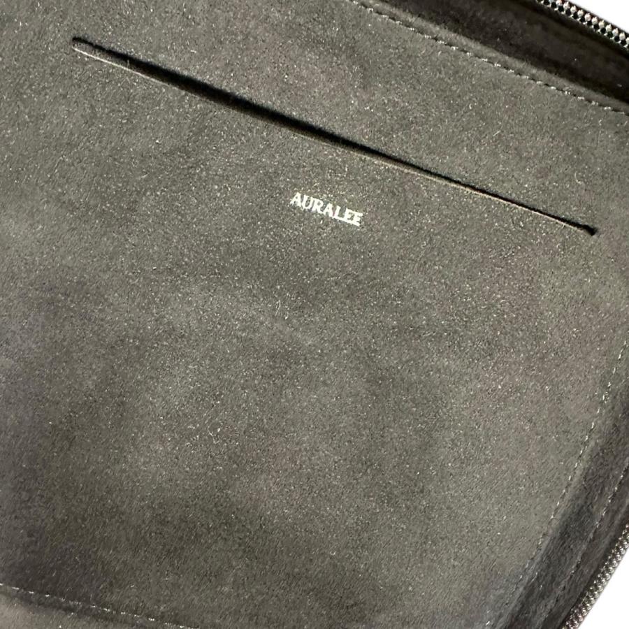オーラリー×アエタ AURALEE×Aeta LEATHER SHOULDER BAG MADE BY AETA 2WAYレザーショルダーバッグ ブラ_6