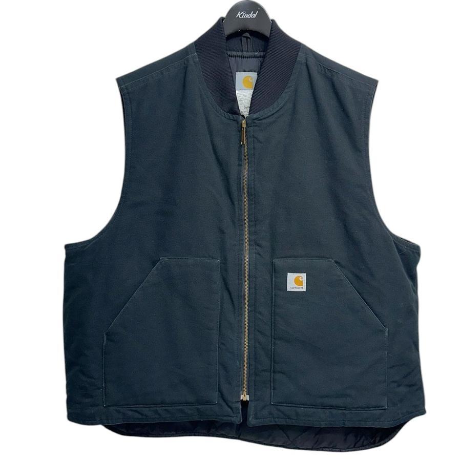 Carhartt（カーハート） 裏キルティングダッグベスト ブラック サイズ