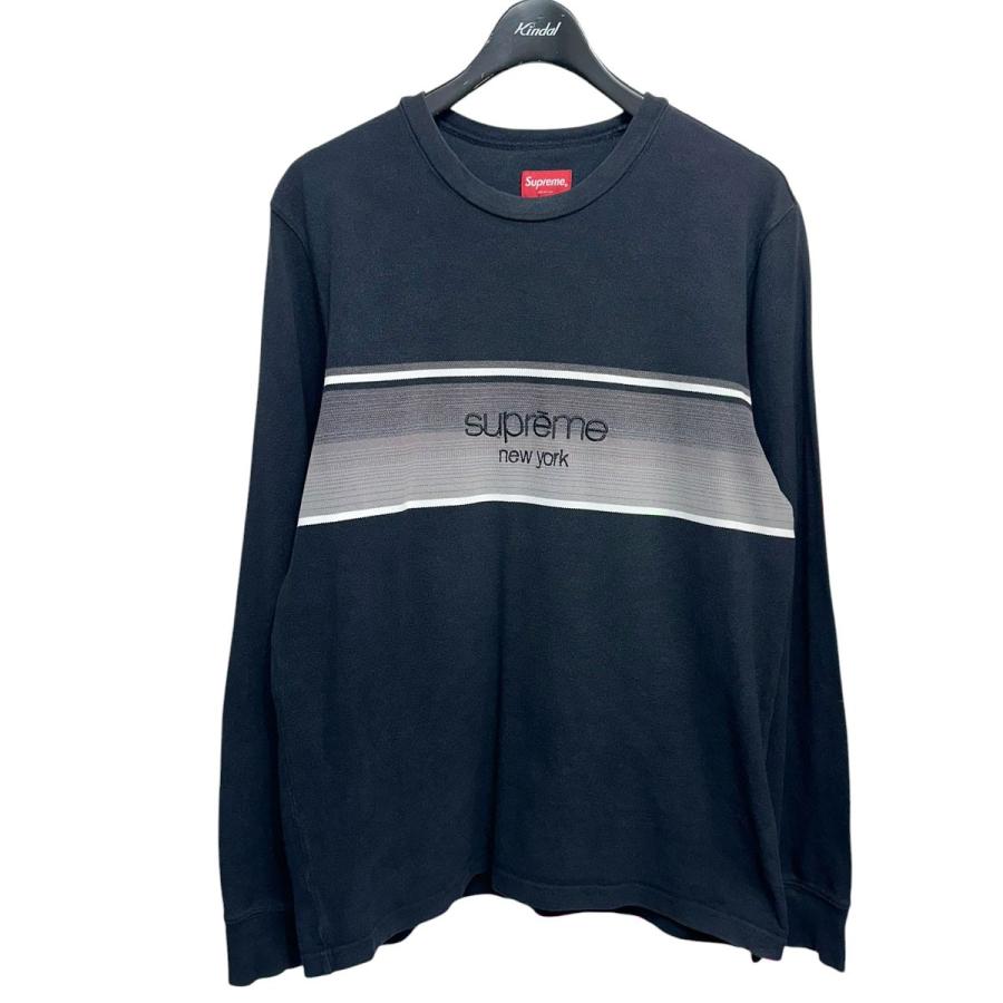 Supreme クラシックロゴ ロンT Supreme 'Multi Stripe L/S Top'長袖T