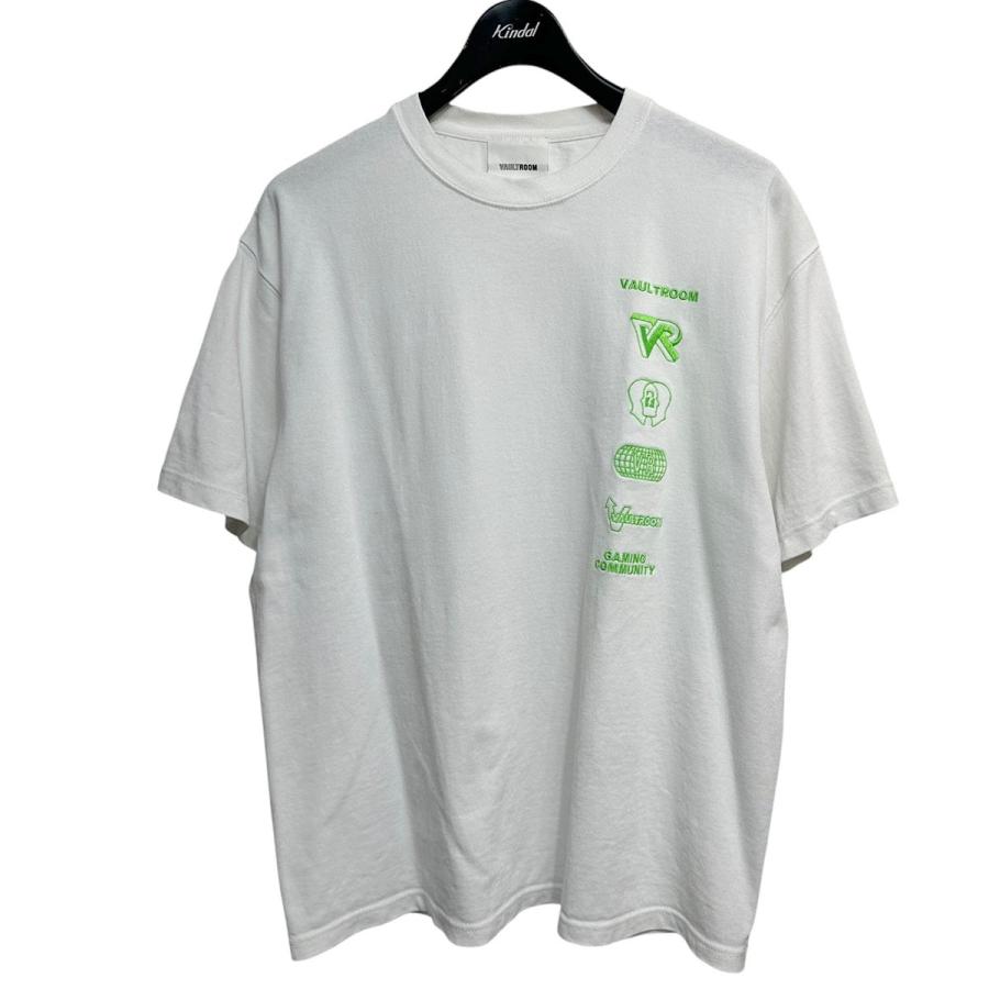 ボルトルーム VAULTROOM ASSEMBLE LOGO TEE ロゴ刺繍Tシャツ ホワイト 