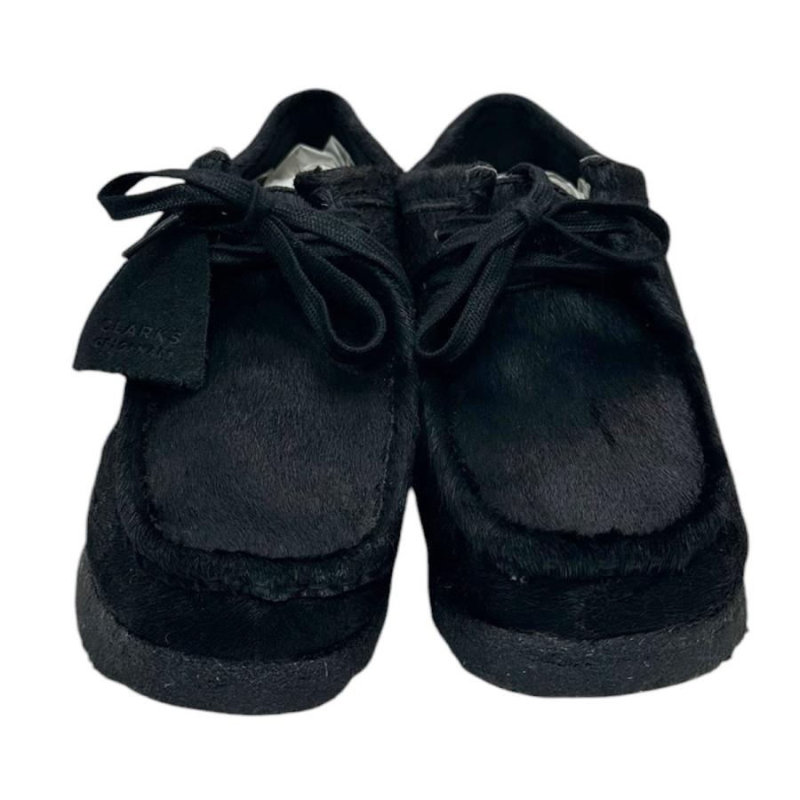 Clarks（クラークス） ワラビー BLACK HAIR ON ブラック サイズ：8