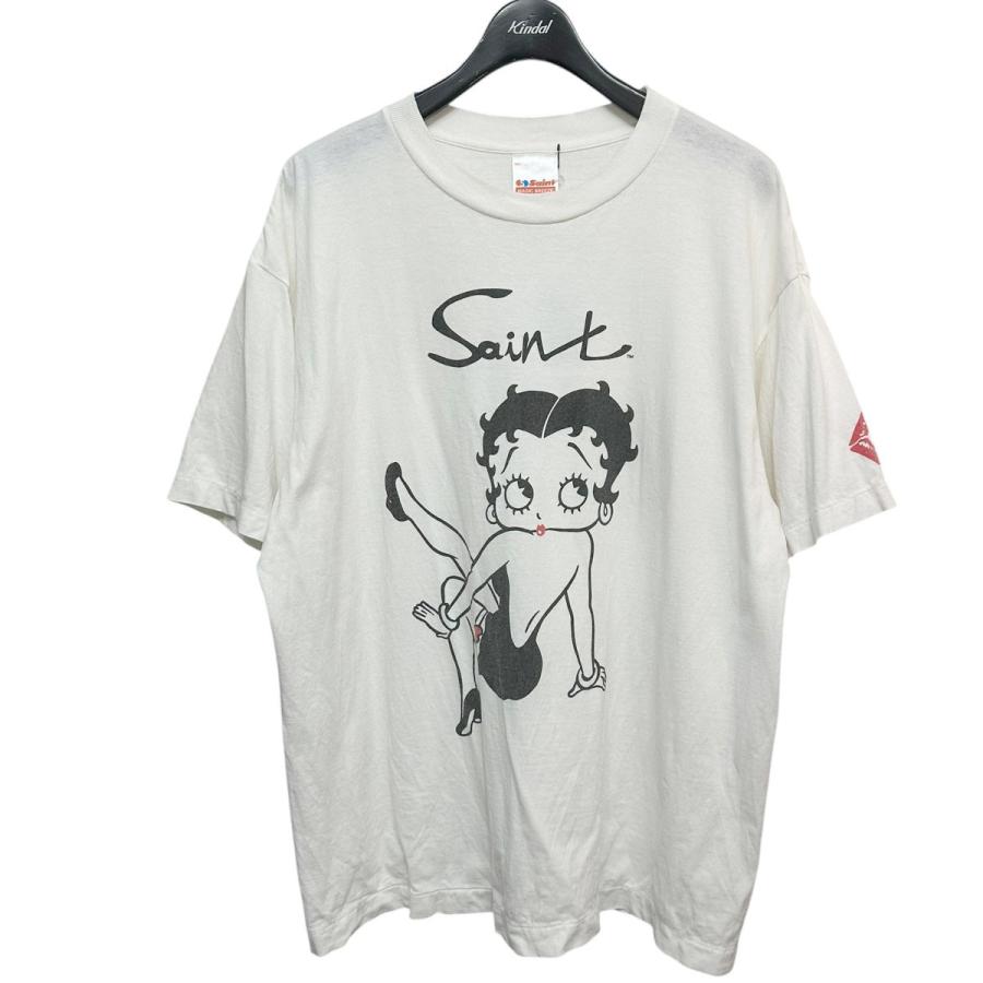 セントマイケル SAINT MICHAEL 25AW Betty Boop SS Tee ビンテージ加工