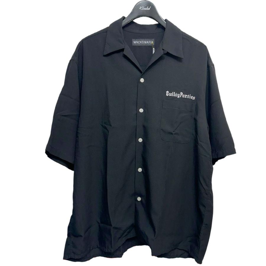 ワコマリア  50'S SHIRT S/S ロゴ刺繍オープンカラー半袖シャツ メンズ L WACKO MARIA（ワコマリア） WACKO MARIA 50'S SHIRT S S (TYPE-2) ロゴ