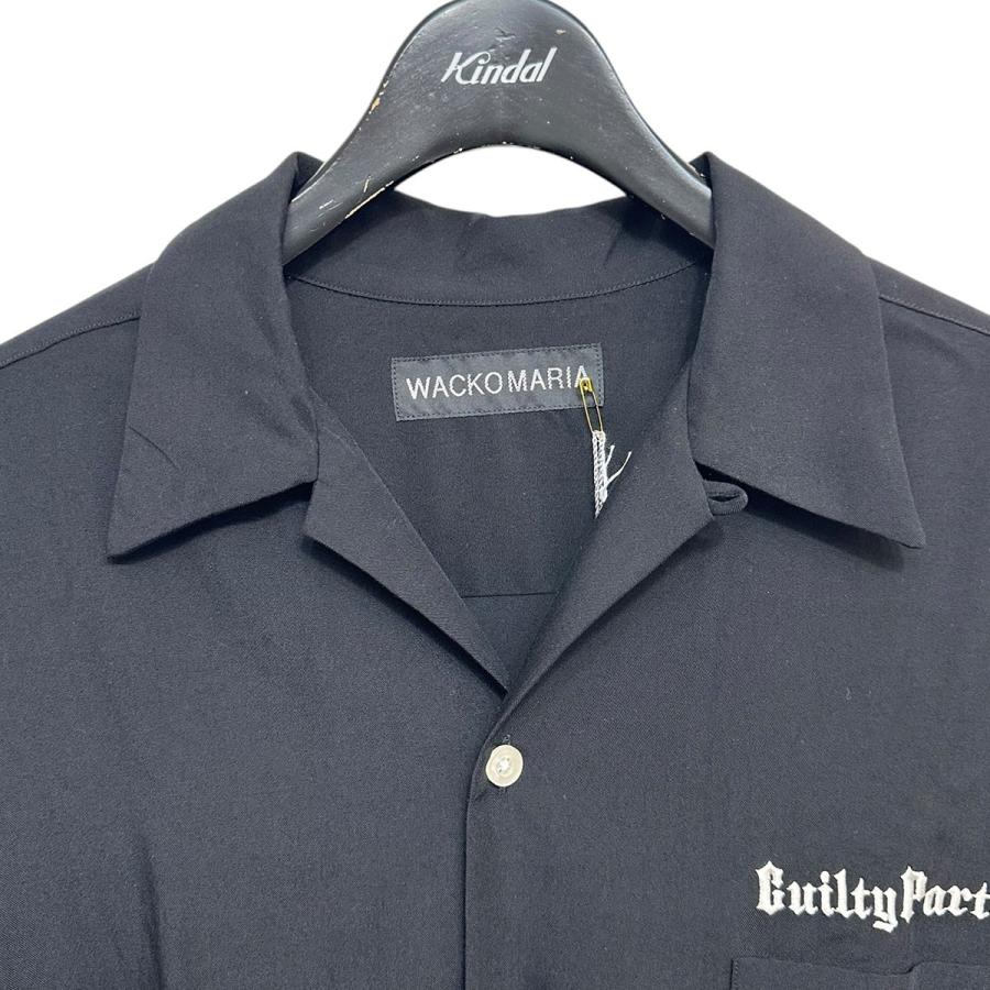 ワコマリア  50'S SHIRT S/S ロゴ刺繍オープンカラー半袖シャツ メンズ L WACKO MARIA（ワコマリア） WACKO MARIA 50'S SHIRT S S (TYPE-2) ロゴ