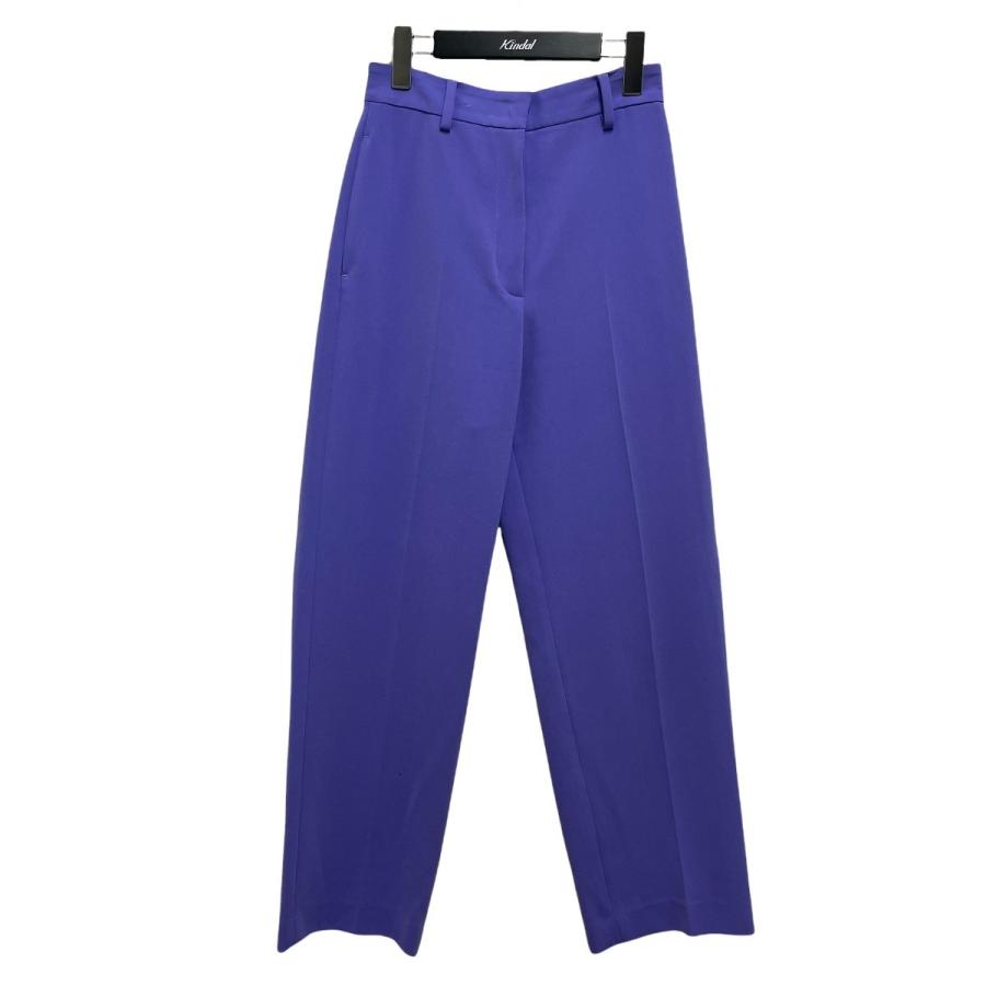 H BEAUTY＆YOUTH DOUBLE CLOTH WIDE TAPERED PANTS パープル サイズ 