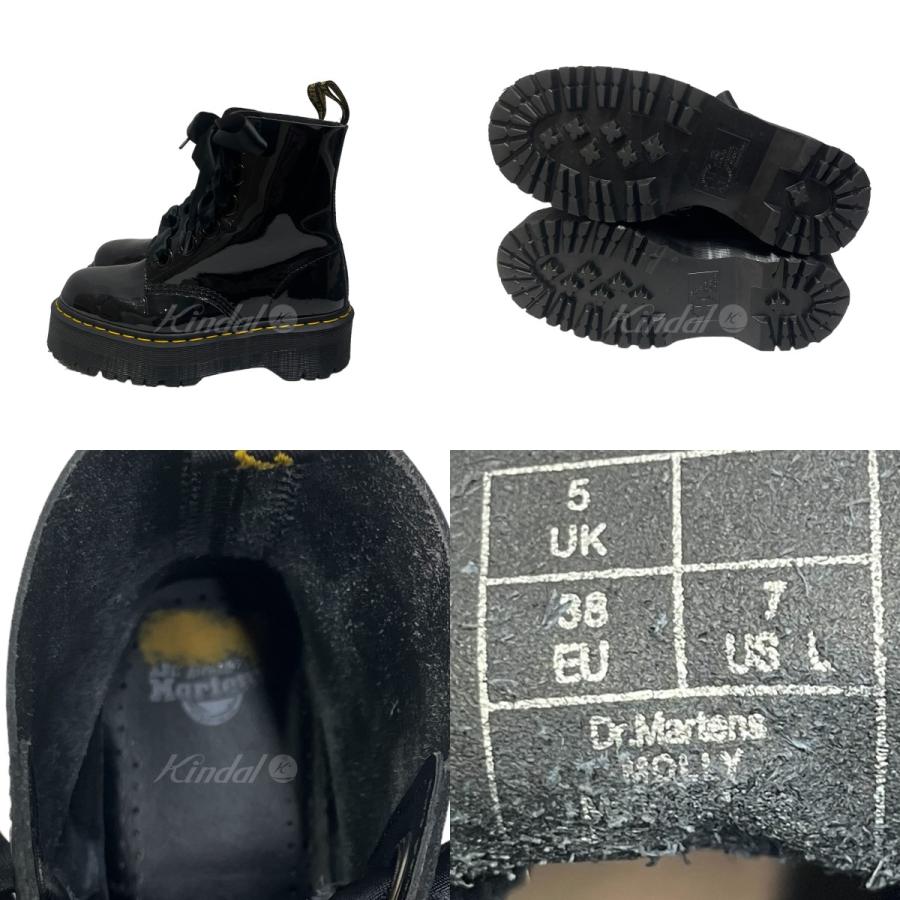 Dr.Martens 【値下げ】Dr．Martens MOLLY ダブルソール6ホールブーツ