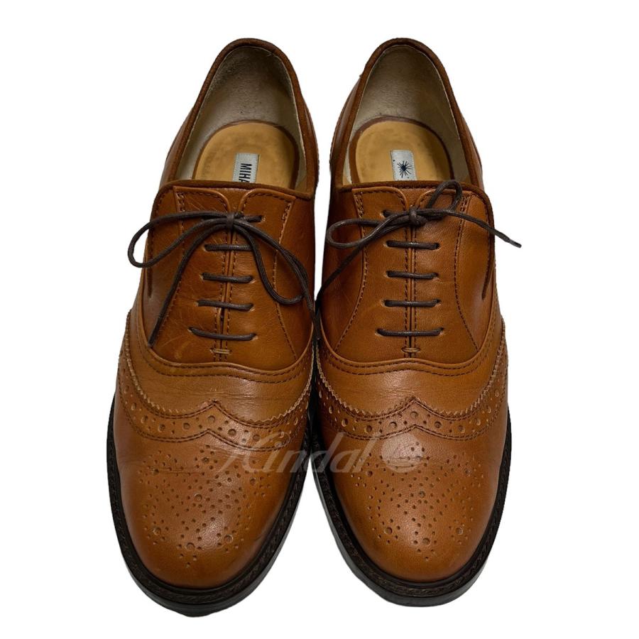 ミハラヤスヒロ ブラウン パテントレザー ローファー　26cm ミハラヤスヒロ ブラウン パテントレザー ローファー26cm