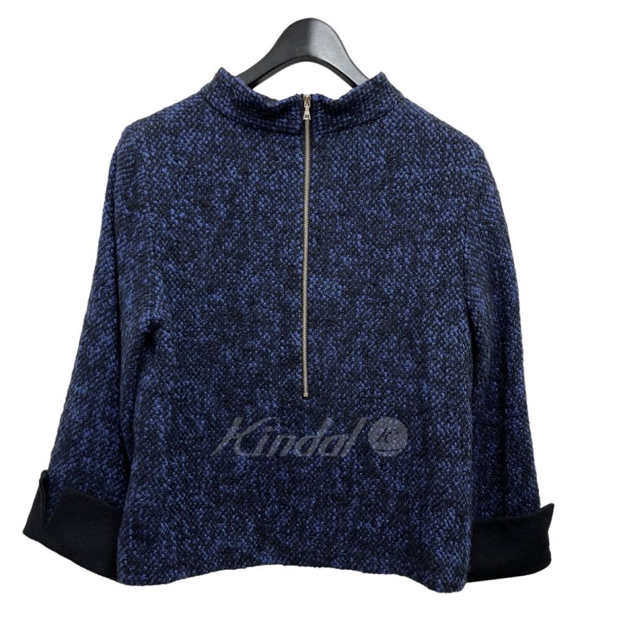 ADORE トップス サイズ38 ADORE（アドーア） 【値下げ】ADORE ツイードトップス ブルー サイズ