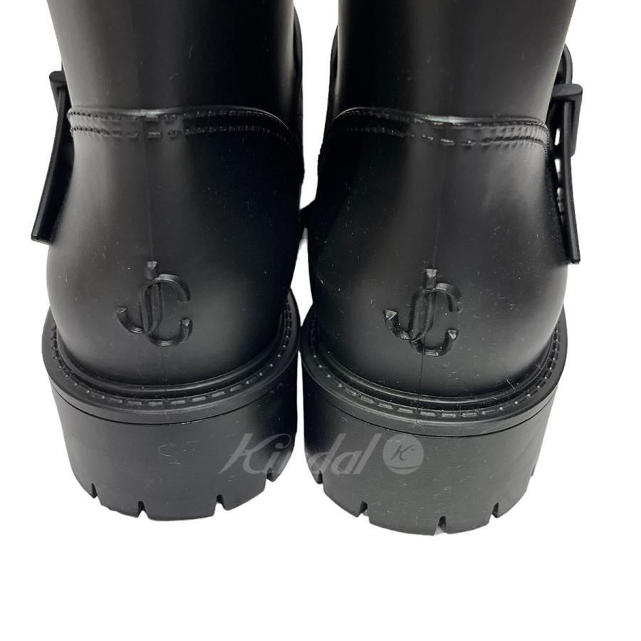 JIMMY CHOO ジミーチュウ ラバーレインブーツ ブラック サイズ：36