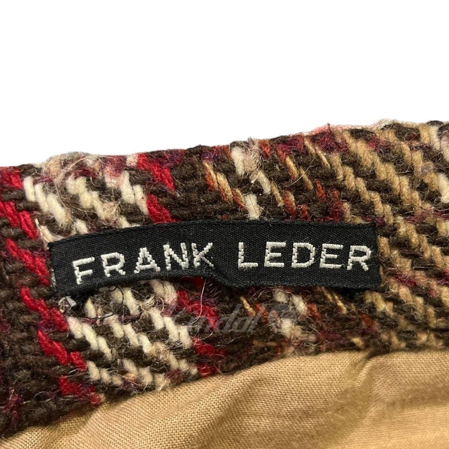 FRANK LEDER フランクリーダー ウールチェックパンツ ブラウン