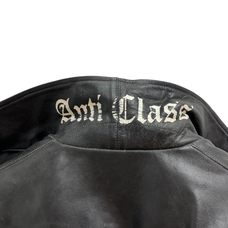 ザ クリエイティブクラン The Creative CLAN Anti Class ダブルライダースジャケット ブラック×ネイビー サイズ：不明｜kindal｜04
