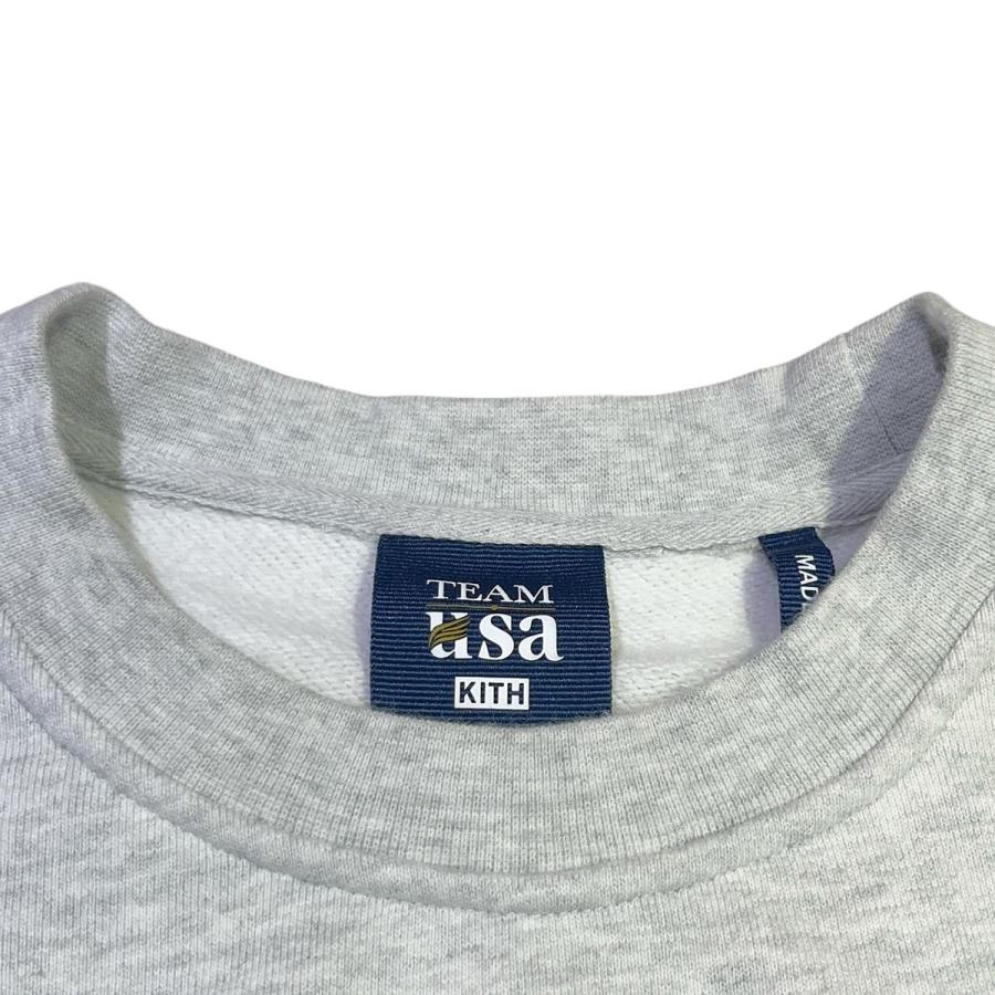 KITH ロゴ刺繍スウェット