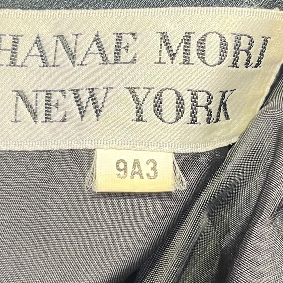HANAE MORI ハナエモリ ニューヨーク NEW YORK ベロアパフスリーブ 