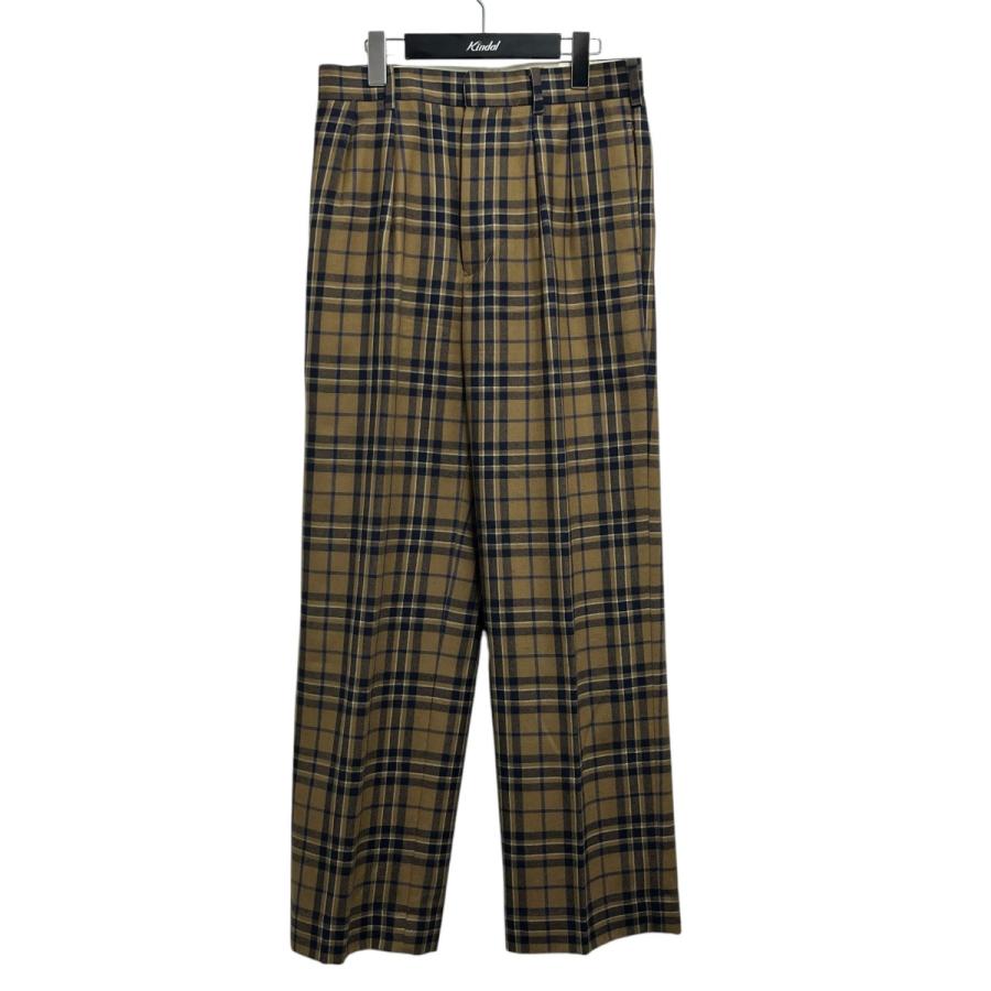 VERMEIL par iena タータンチェック テーパードパンツ 38 【公式通販】