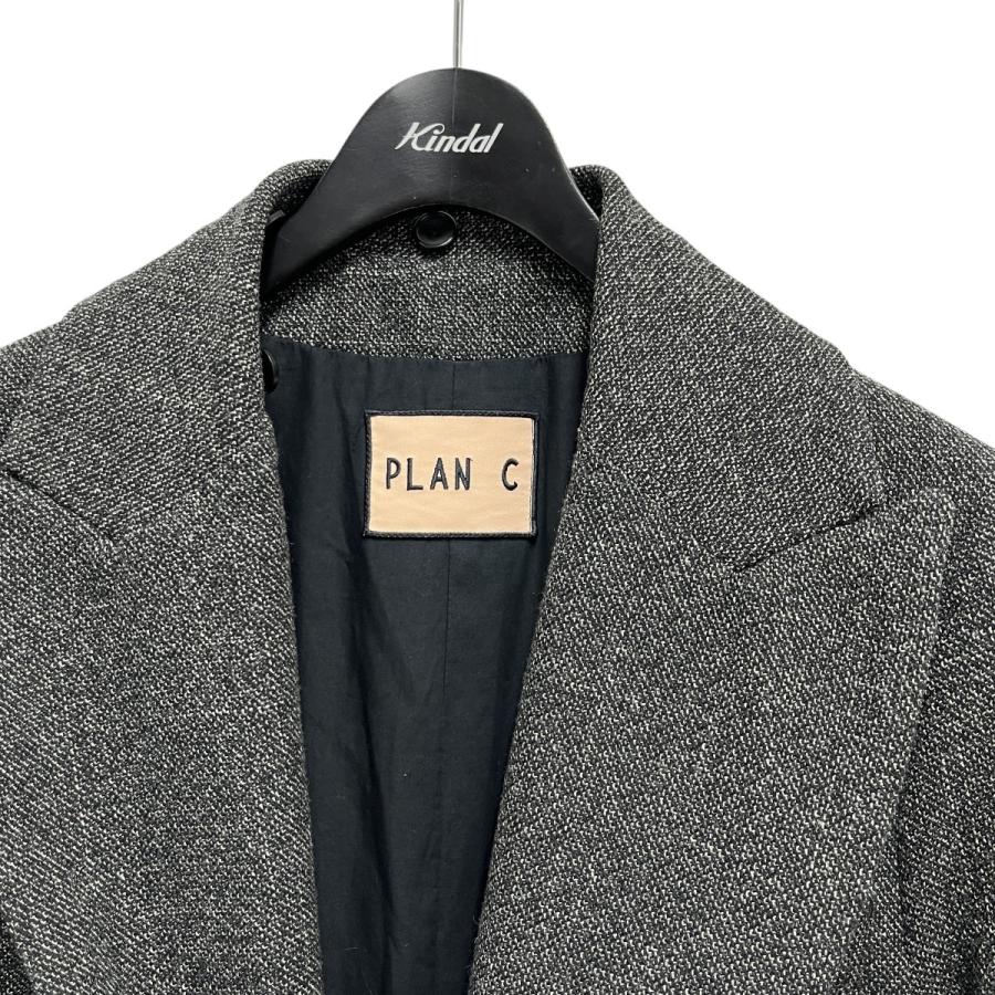 Plan C プランシー リブニットコート CSCAC57FMZTW034 グレー サイズ 