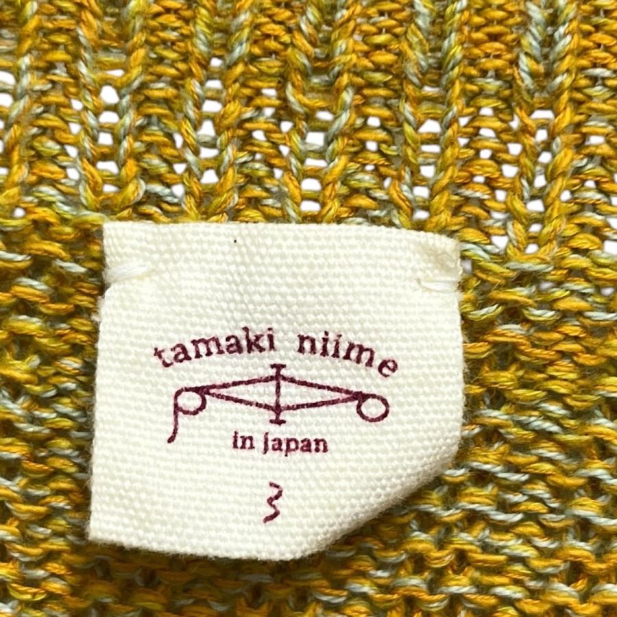 タマキニイメ tamaki nime PO knit コットンニット セーター 