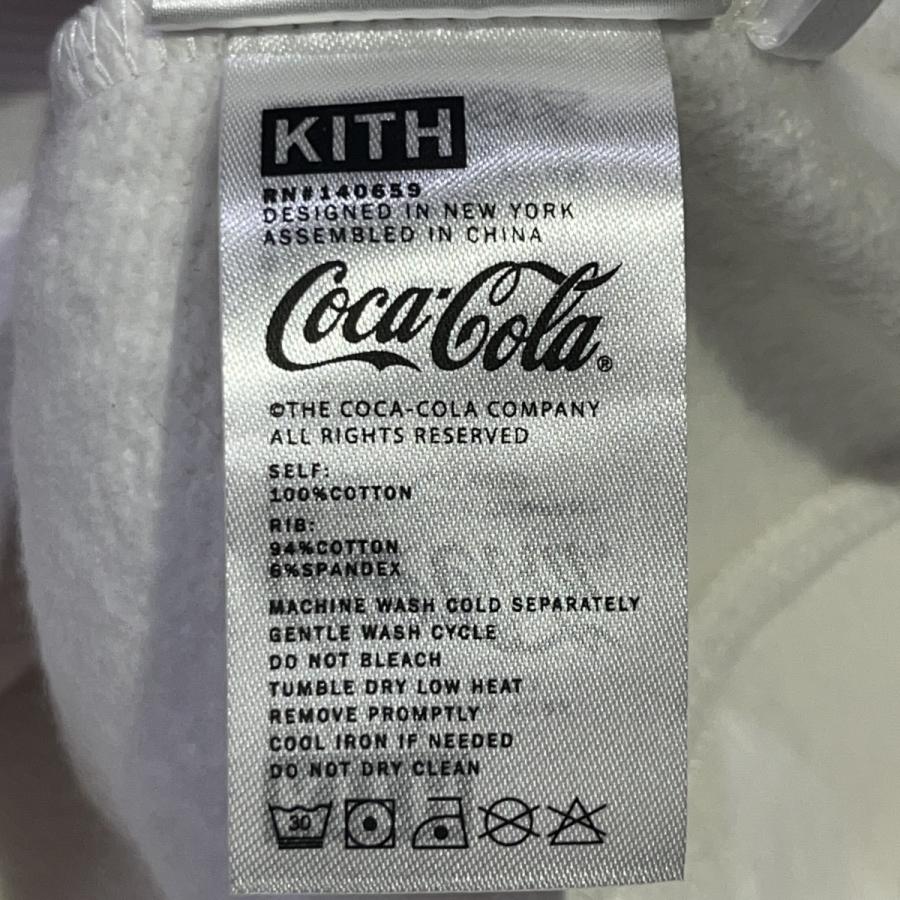 KITH（キス） KITH COCA-COLAパーカー 20-070-060-0025-3-0 ホワイト
