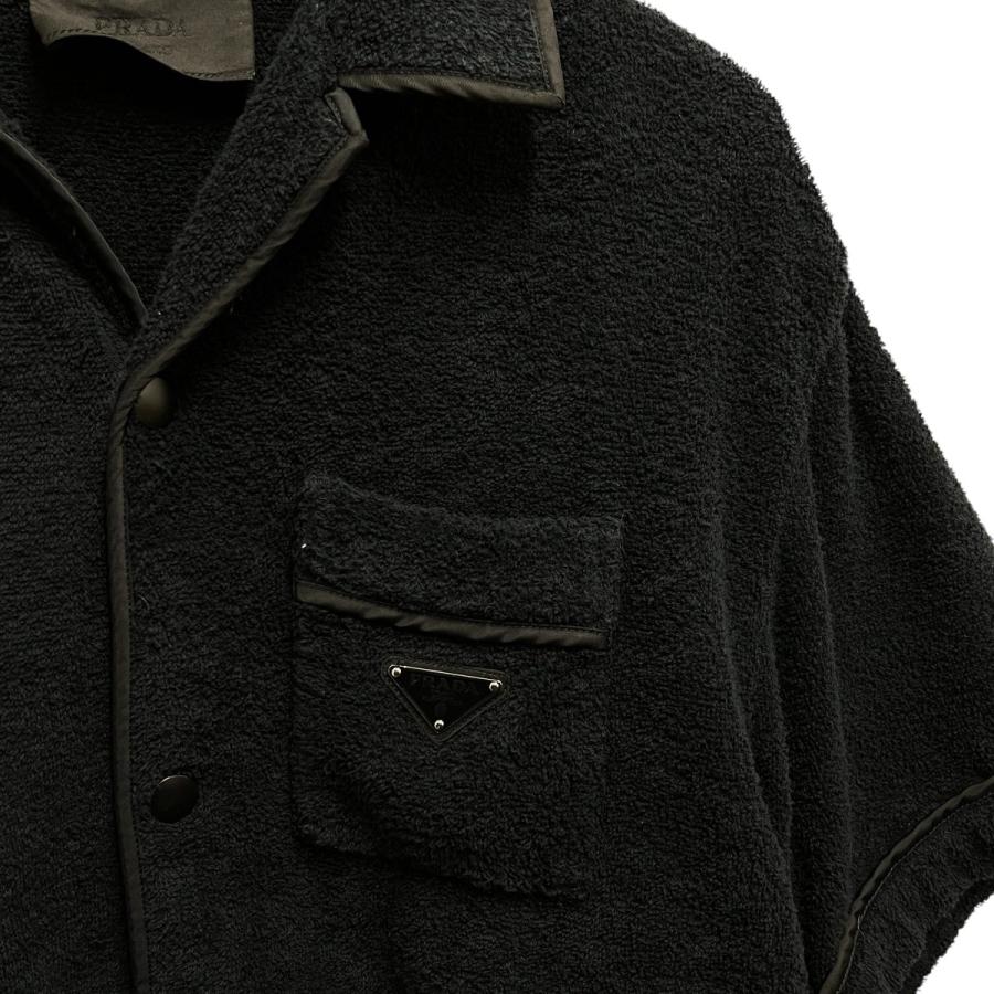 PRADA プラダ Terry Bowling Shirt SC559 S212 1ZR3 ブラック サイズ 