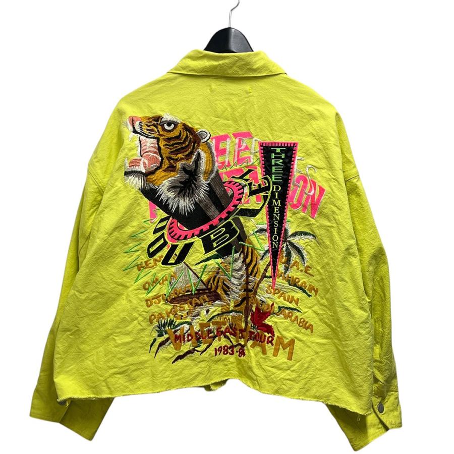 doublet ダブレット CHAOS EMBROIDERY SILK DUCK CUT OFF JACKET doublet ダブレット CHAOS EMBROIDERY SILK DUCK CUT OFF JACKET
