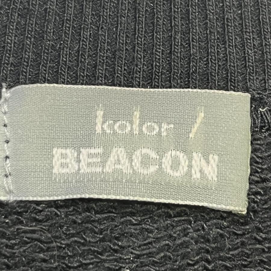 カラー／ビーコン kolor／BEACON ワッペンクルーネックスウェット