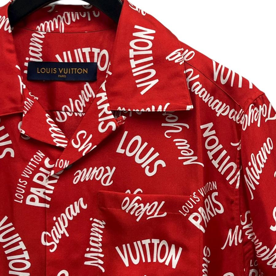 LOUIS VUITTON（ルイ・ヴィトン） シティロゴプリントシルクシャツ