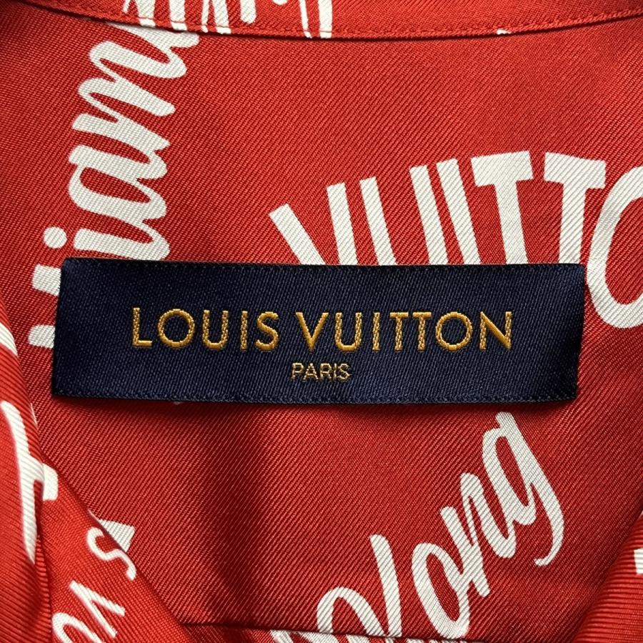 LOUIS VUITTON（ルイ・ヴィトン） シティロゴプリントシルクシャツ