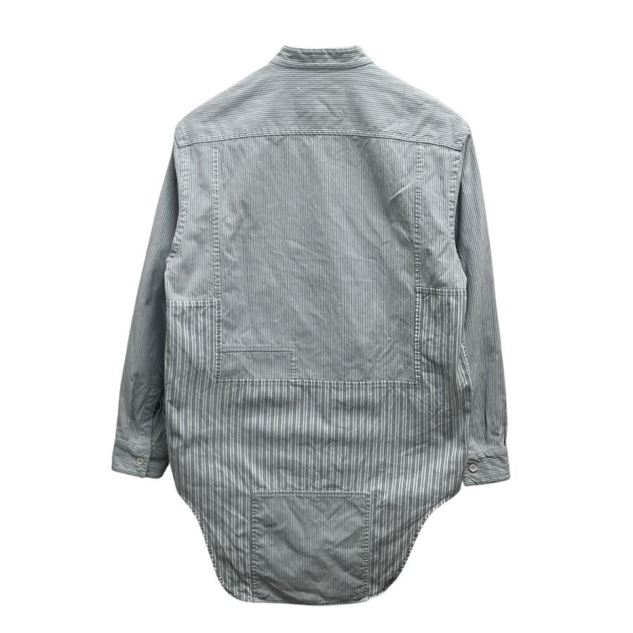 Maison Margiela（メゾンマルジェラ） スタンドカーシャツ ブルー