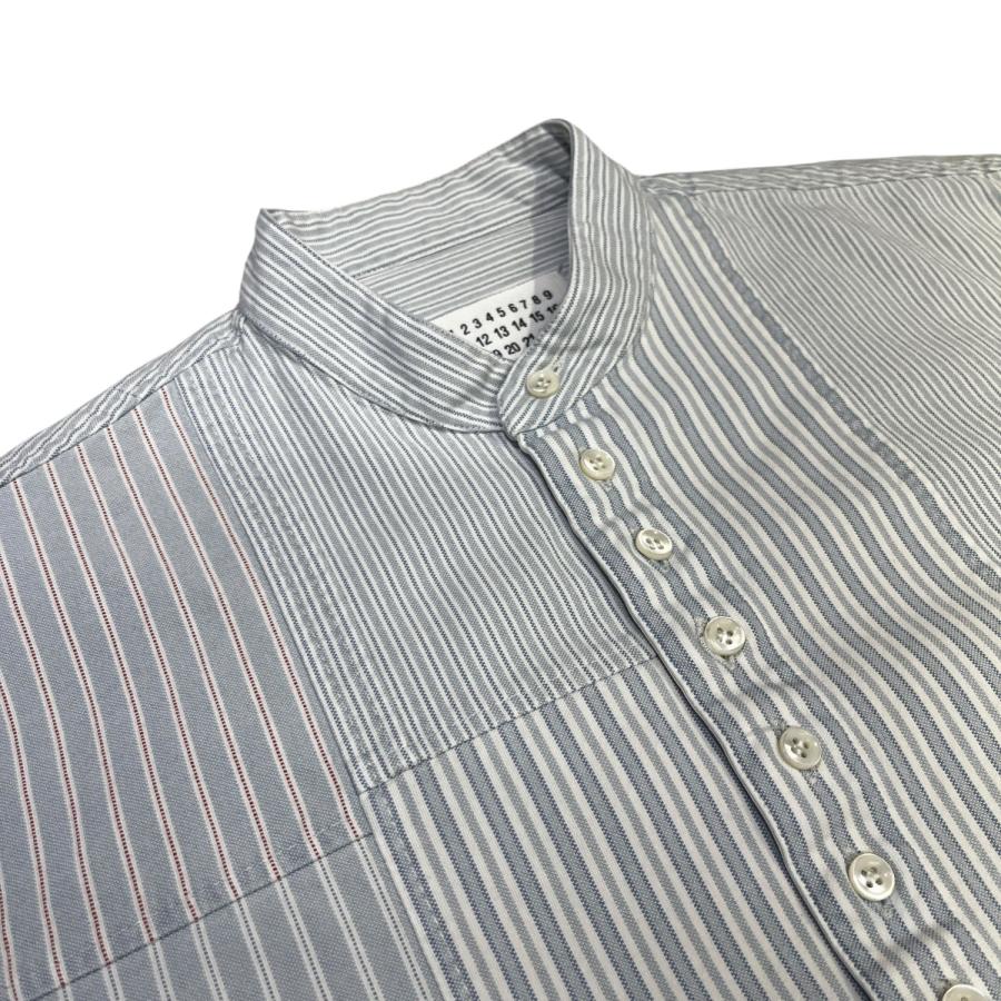 Maison Margiela（メゾンマルジェラ） スタンドカーシャツ ブルー